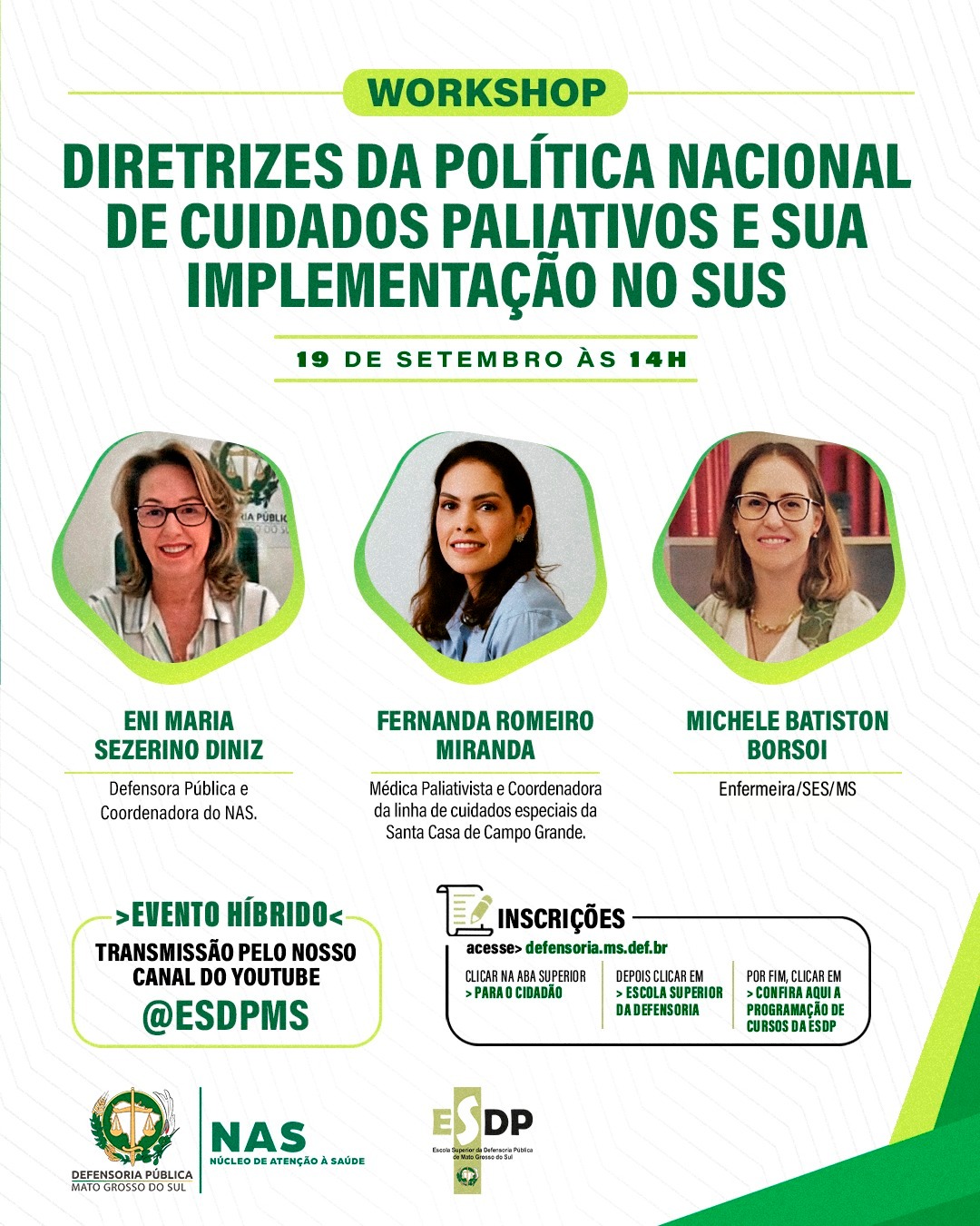 EVENTO CUIDADOS PALIATIVOS NAS ESDP