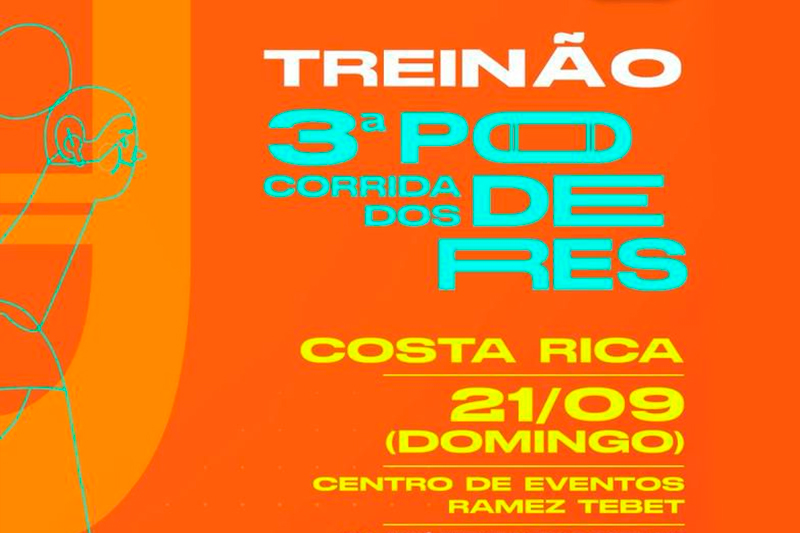 Corrida dos Poderes: Treinão em Costa Rica dia 21/09