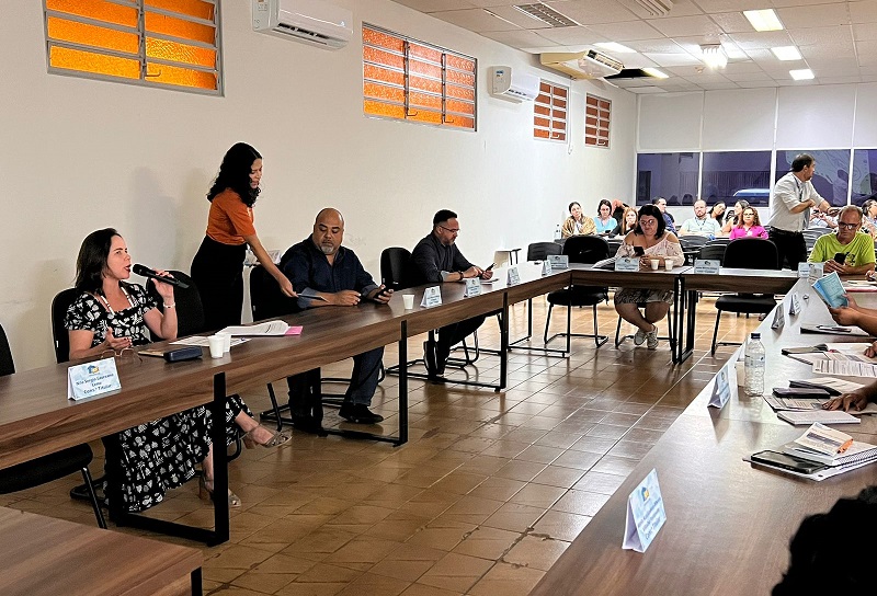 DRA THAISA FALA REUNIAO CONSELHO