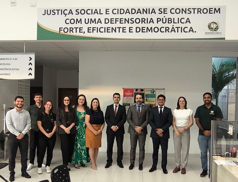 Defensoria fortalece atuação na área de Família durante visita institucional em Coxim