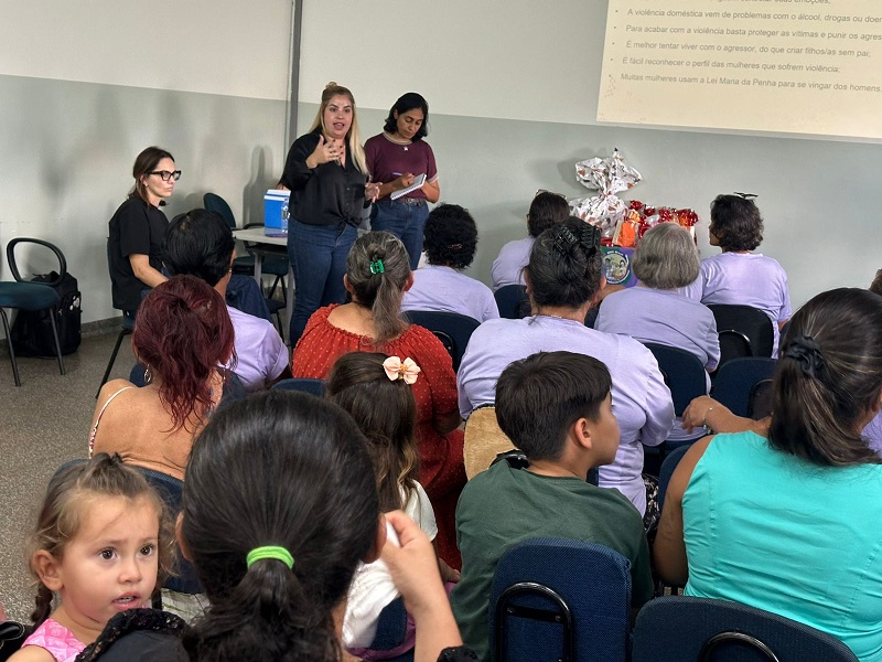 Defensoria promove palestra sobre violência contra a mulher no Assentamento Itamarati