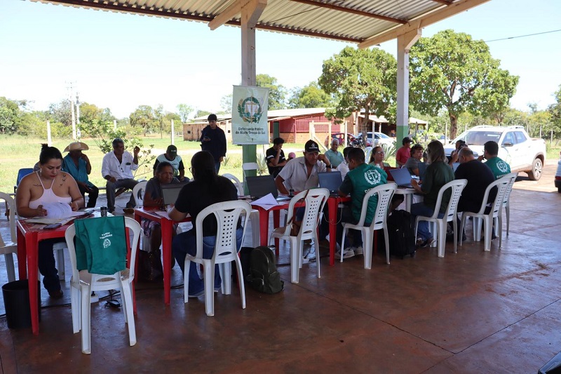 Defensoria garante acesso à Justiça a famílias do Assentamento Três Corações em Anhanduí